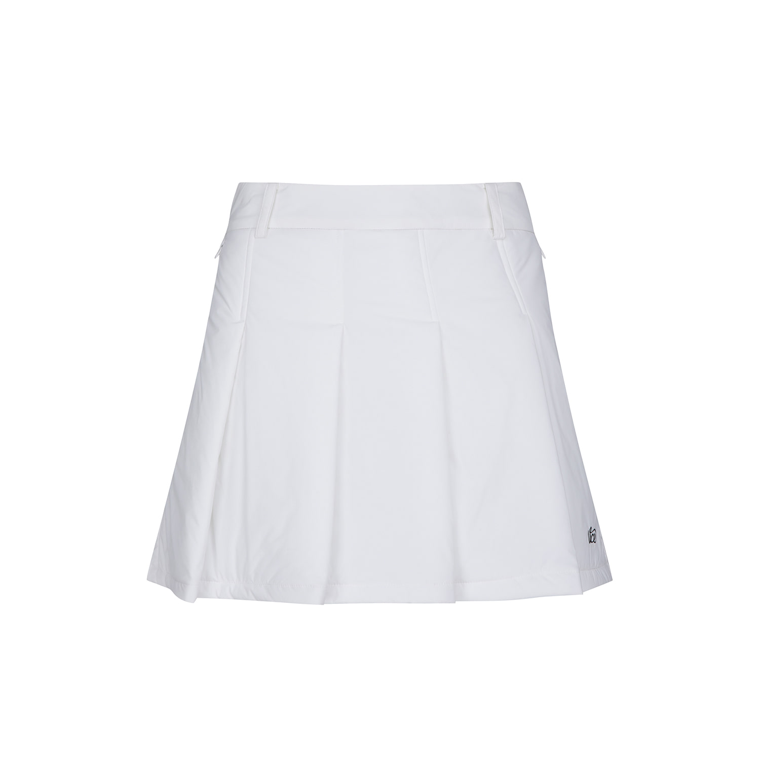 W PADDED PLEATS SKIRT _WH